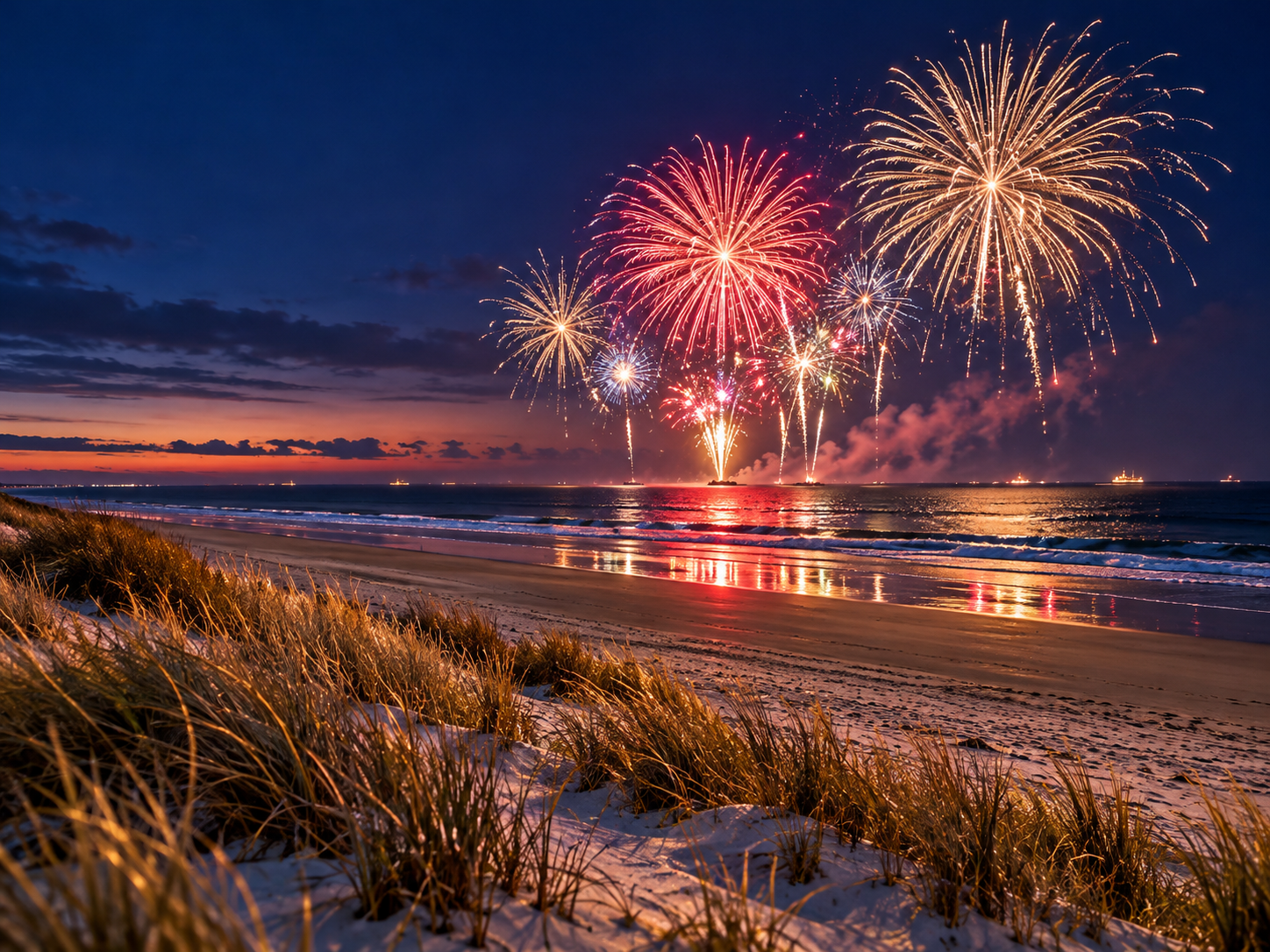 strand nieuwjaar